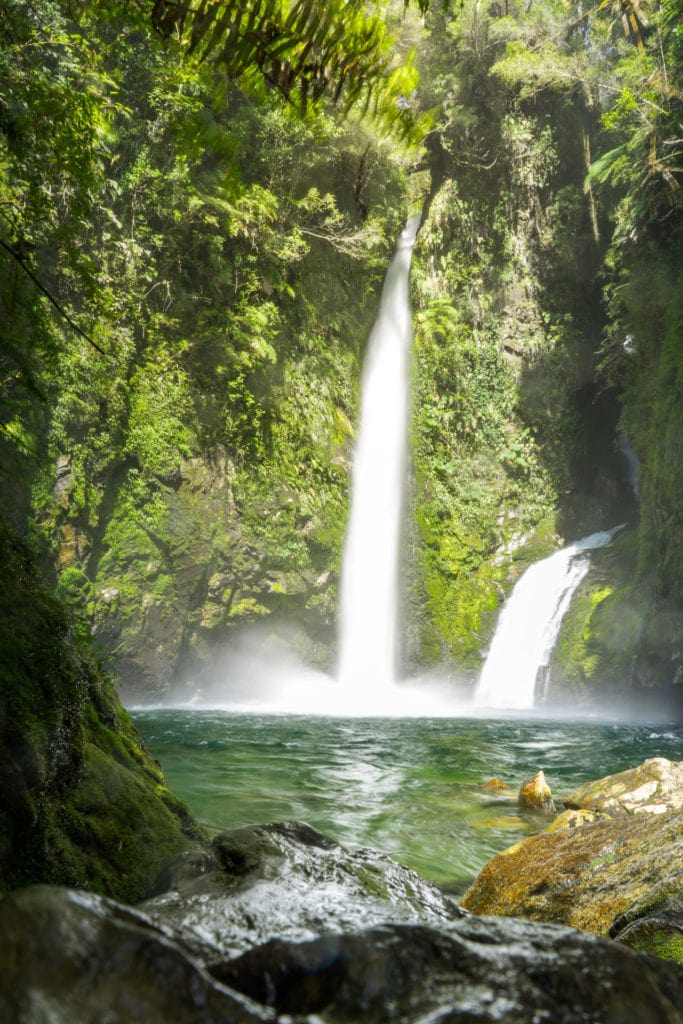 Národní park Pumalín - Sendero Cascada Esconida
