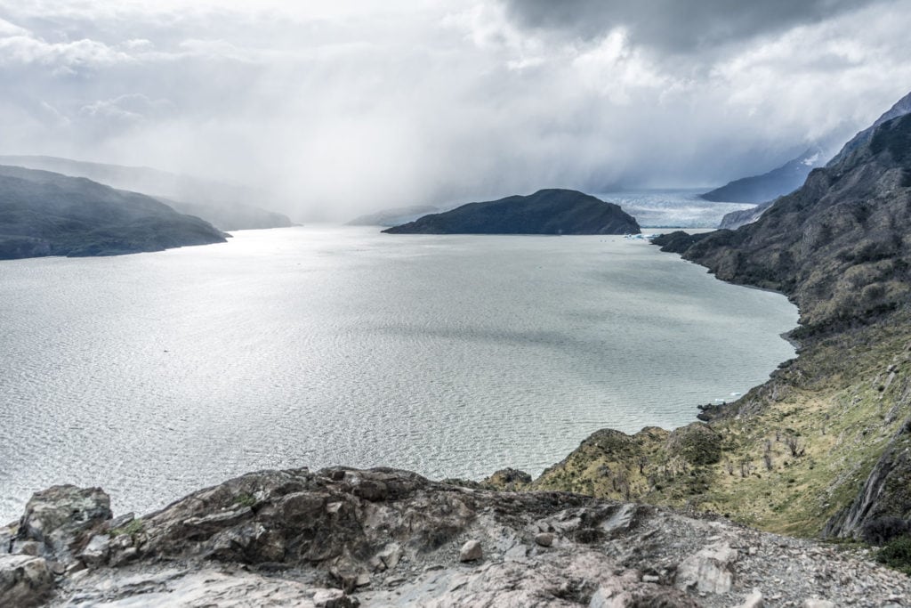 ledovec Grey v Torres del Paine